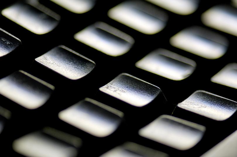 Touches d'un clavier d'ordinateur