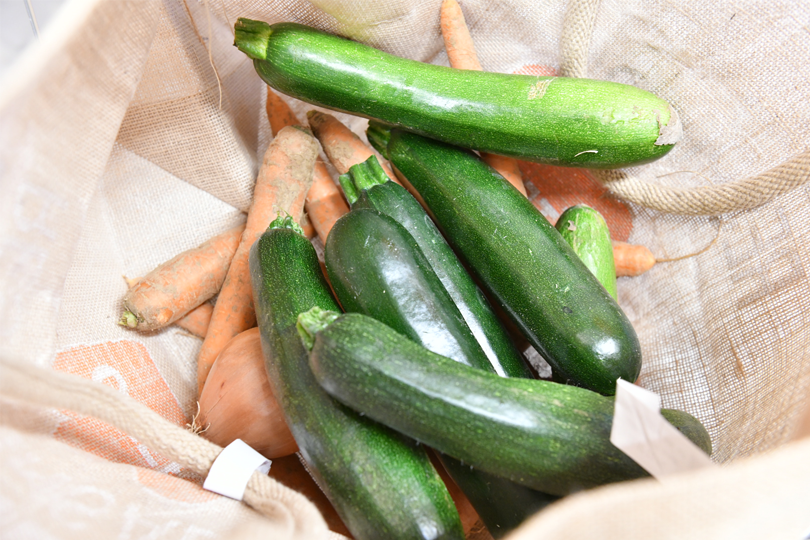 Fruits et légumes sans emballage plastique