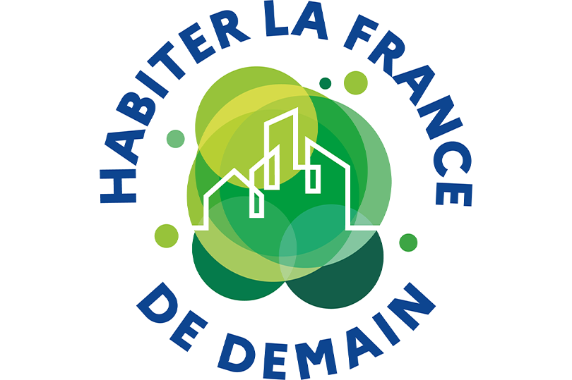logo bleu habiter la france de demain