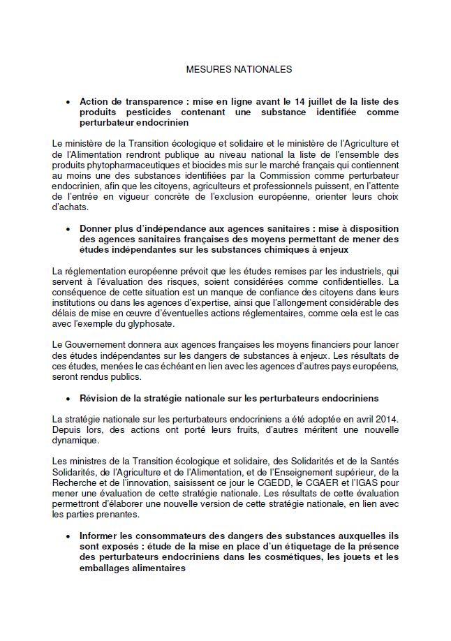 Mesures des mesures nationales - 1